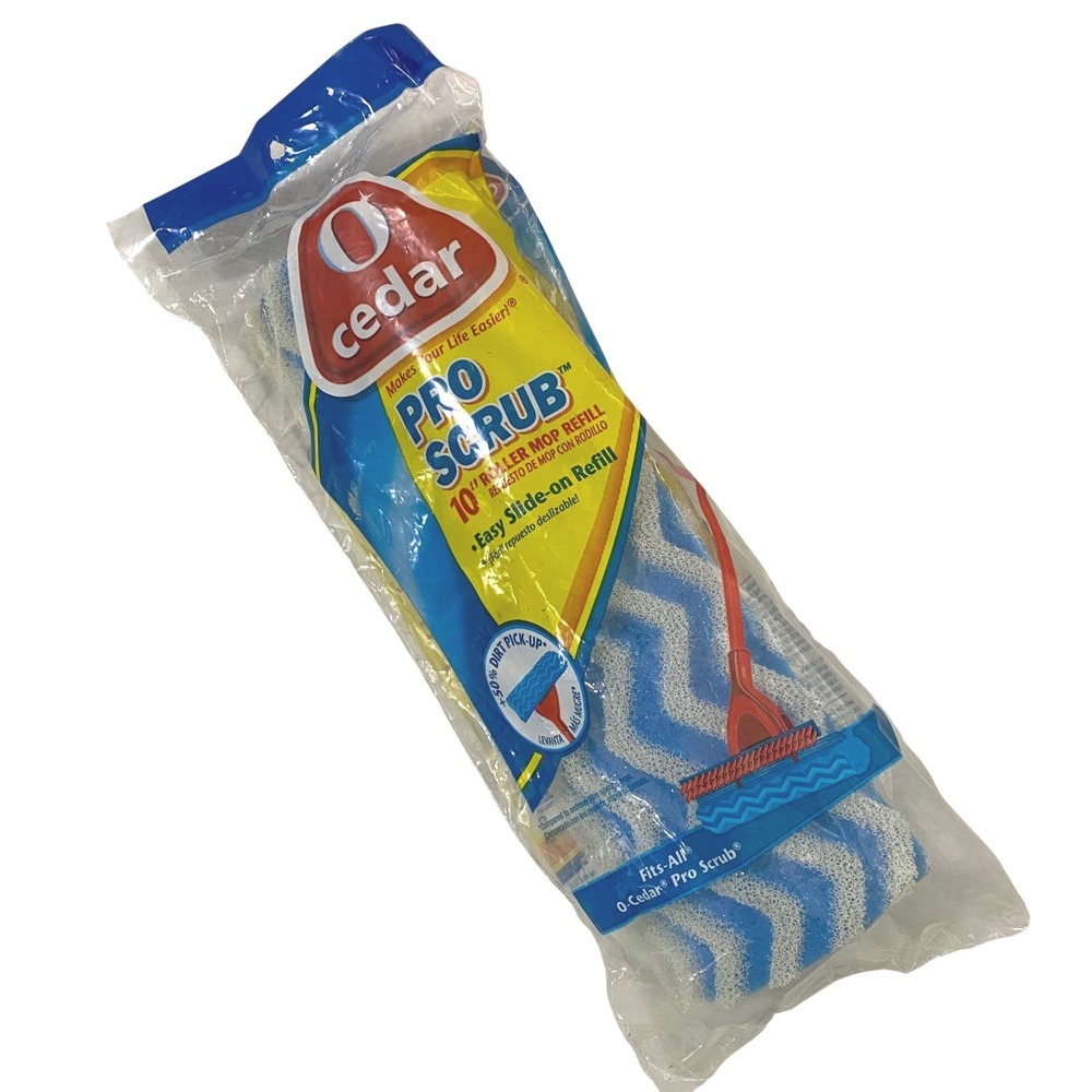 O Cedar Pro Scrub 10"‎ Roller Mop Refill Cleaning Tools Supplies Home Office